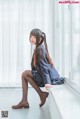 Coser @ 桜 桃 喵 Vol.082: 桜 桃 未熟 2 冬季 制服 丝 秀 (45 photos)