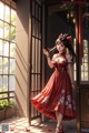 Hentai - Crimson Silks Dancing in the Twilight Breeze Set.2 20250103 Part 6